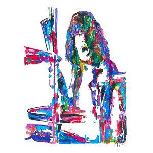 John Bonham Led Zeppelin Bonzo Drums Hard Rock Poster Print Wall Art 18x24